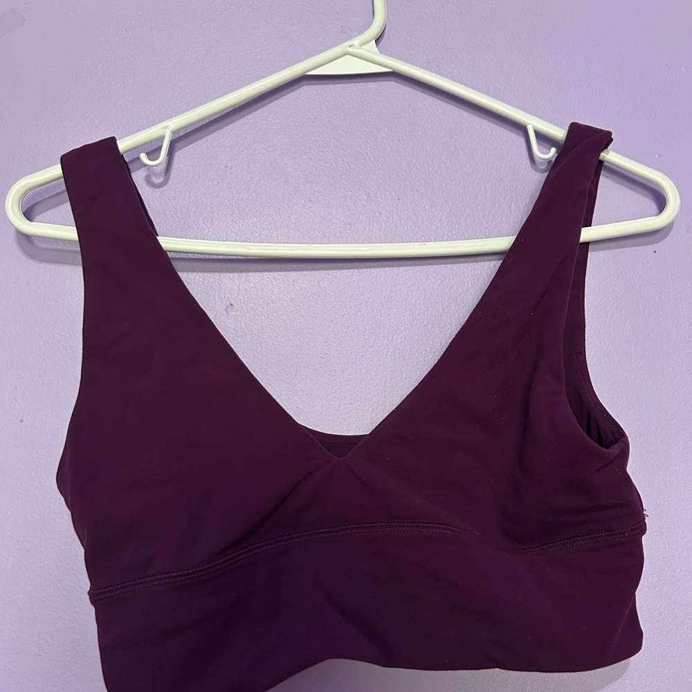Lululemon Dark Purple Bra Top